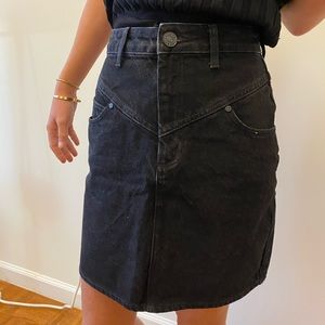 SANDRO Denim Skirt